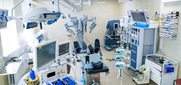 Sala operatoria clinica con moderne tecnologie Chirurgia operativa sanitaria ospedaliera