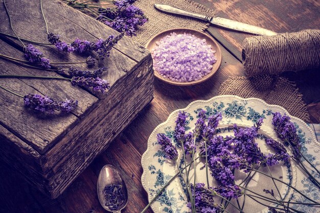 Sale alla lavanda