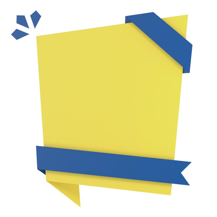 Photo sale banner decoration empty banner 3d illustration