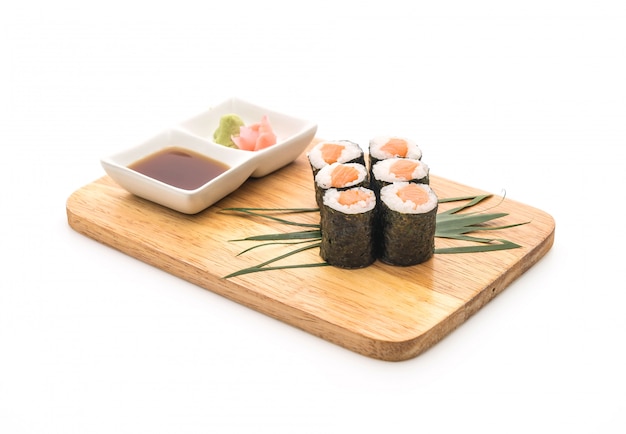 salmone maki sushi- stile cibo giapponese