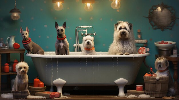 Salone benessere spa per cani