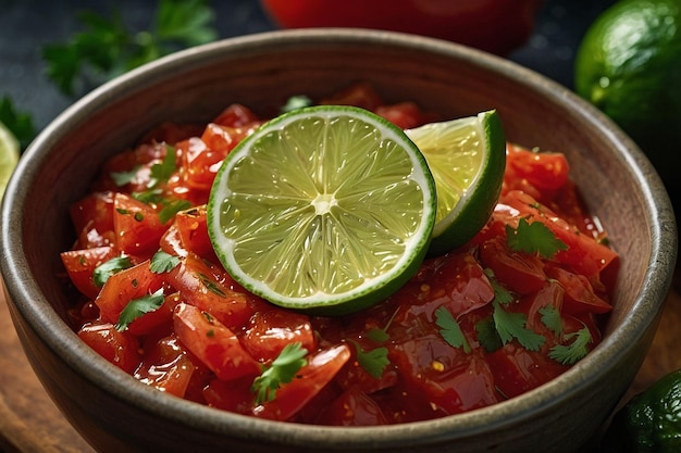 Salsa con crosta di lime