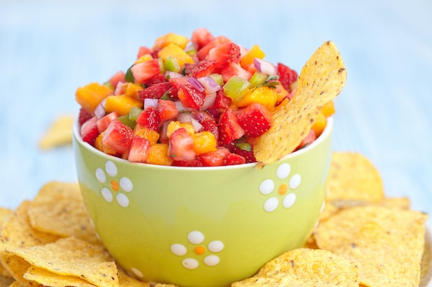 Salsa di mango alla fragola