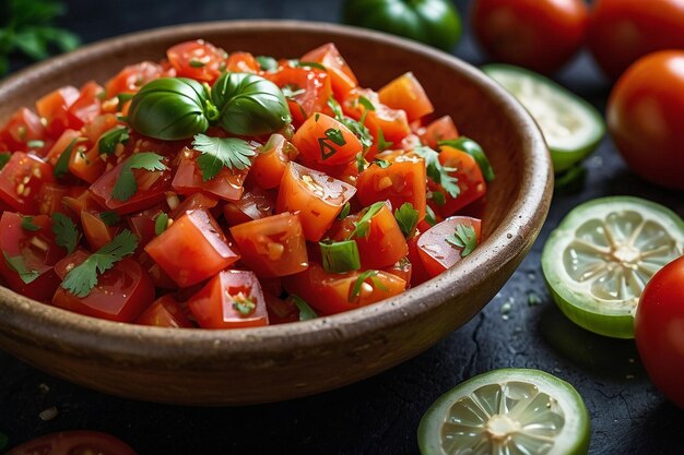 Salsa di pomodoro fresco con aglio