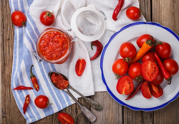 Salsa di pomodoro piccante