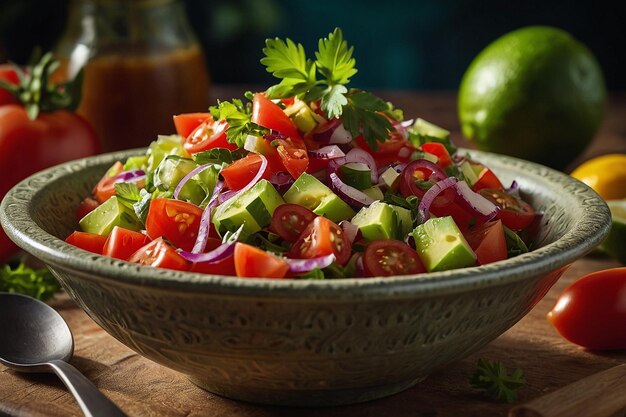 Salsa Fresca Salad Bowl