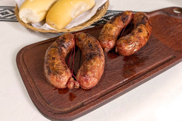 Salsiccia creola tipica della gastronomia argentina