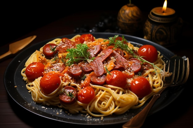 Salsiccia piccante Pasta Bonanza Fiery Feasting