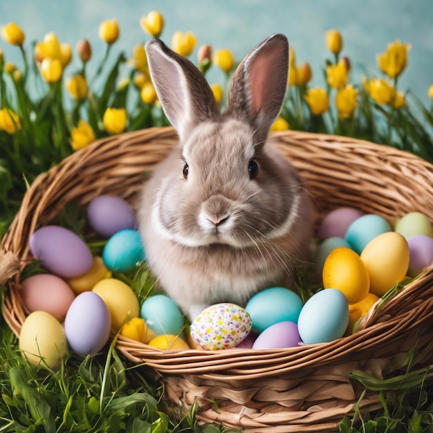Salta in primavera con la gioia della Pasqua. Adorabili coniglietti, cacce alle uova e tradizioni festive ti aspettano