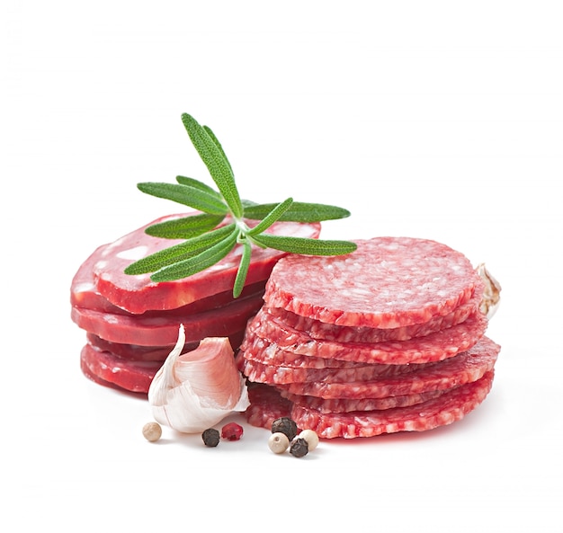 Salumi assortiti, rosmarino e pepe