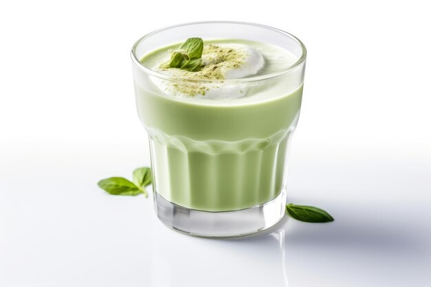 Salute del latte di tè verde montata Bevi gustoso Genera Ai