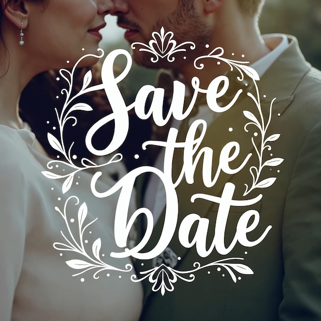 Salva la data dell'invito al matrimonio