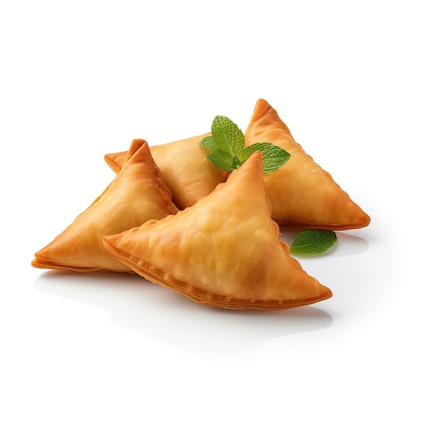 samosa isolato sfondo bianco