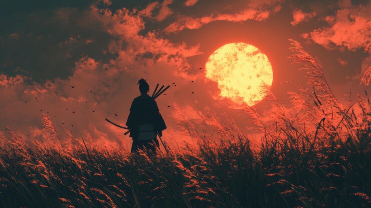 Samurai al tramonto