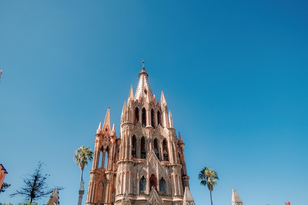 San Miguel de Allende, Landmark Parroquia De San Miguel Arcangel cattedrale nel centro storico della città