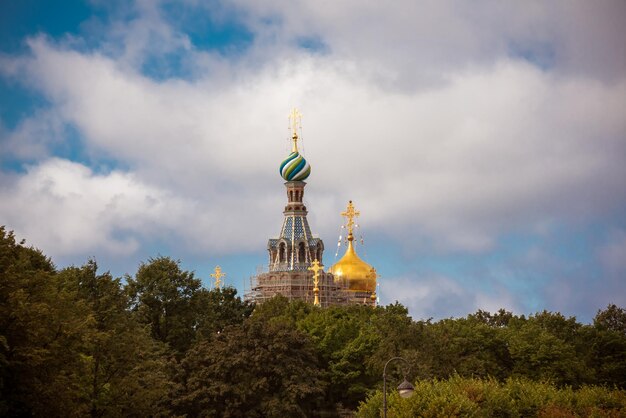 San Pietroburgo Russia Vista della città con famosi punti di riferimento