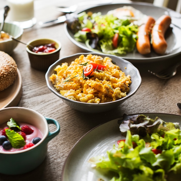 Sana colazione cibo pasto piatti gourmet