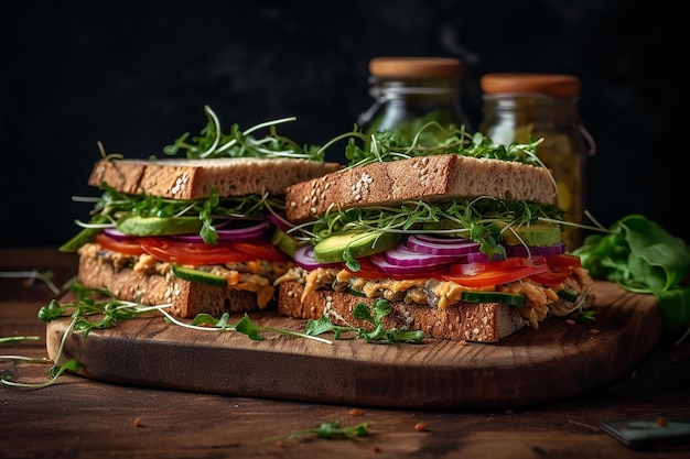 Sandwich Veggie Trio