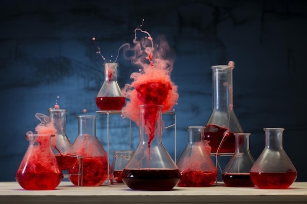 Sangue in laboratorio Esplorazione scientifica Sangue