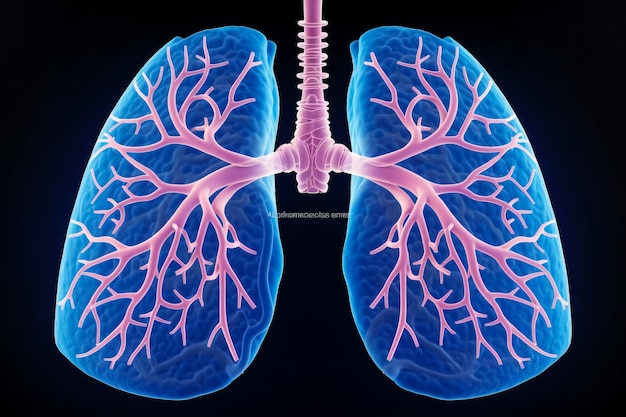 Sanità e medicina Covid19 Ricerca medica e robotica e diagnosi di polmoni umani virtuali con ingegno