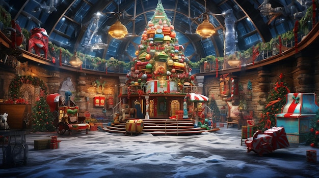 Santa_toys_factory_interior_a_photorealistic_magical