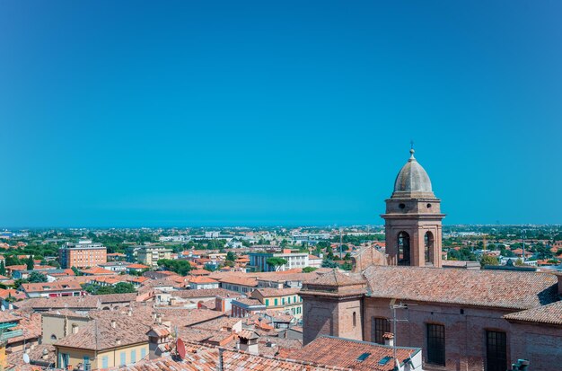 Santarcangelo vista della cupola della vecchia chiesa italia Rimini Italia Europa