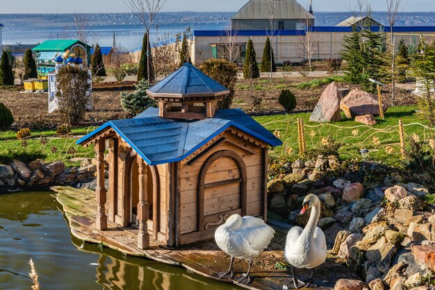 Santo protezione Skete della Santa Dormizione Monastero di Odessa della diocesi di Odessa della Chiesa ortodossa ucraina in una soleggiata giornata invernale