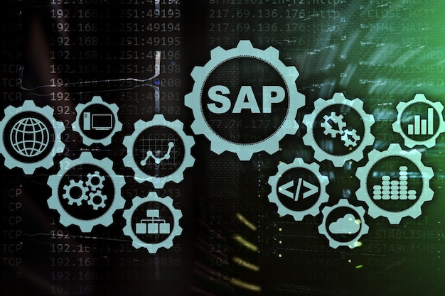 SAP System Software Automation concept on virtual screen data center