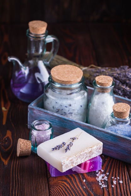 Sapone alla lavanda e sale marino