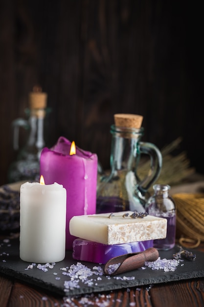 Sapone alla lavanda e sale marino