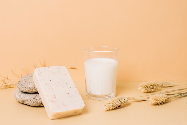 Sapone organico al latte di cocco e olio