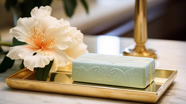 Sapone profumato in bagno fatto a mano DIY prodotto cosmetico di lusso per la cura del corpo regalo e bagno spa
