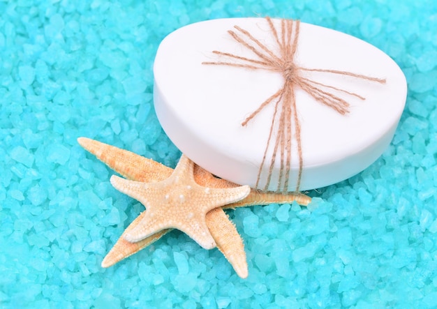 Sapone sale e stelle marine