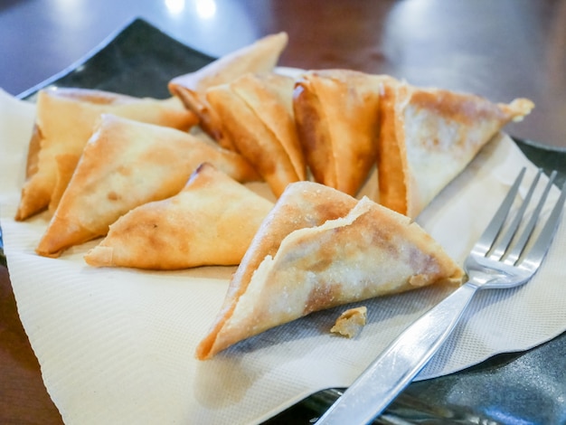 Sapore di banana Samosa