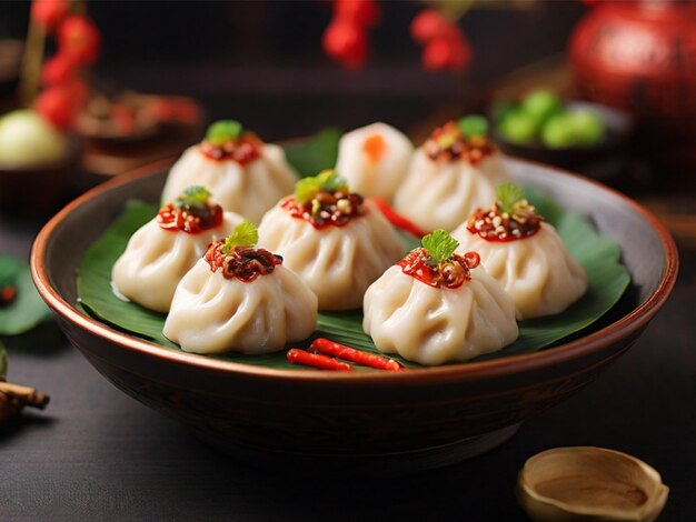 Sapori della cucina tradizionale cinese per il Capodanno attraverso ritratti affascinanti