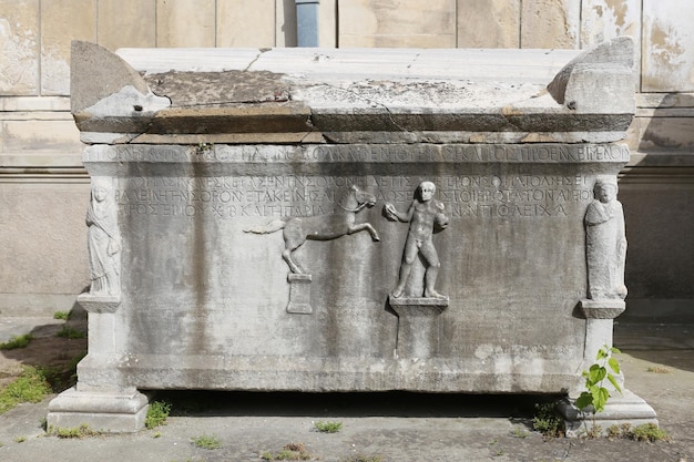 Sarcofago nei Musei Archeologici di Istanbul Istanbul Turchia