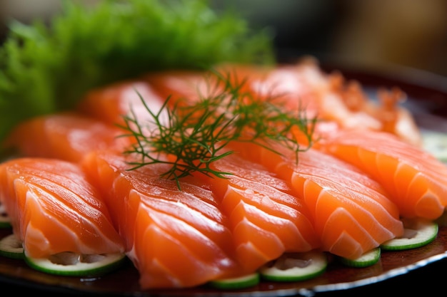 Sashimi di salmone