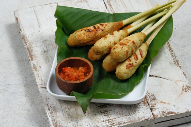 sate lilit cucina tradizionale indonesiana balinese