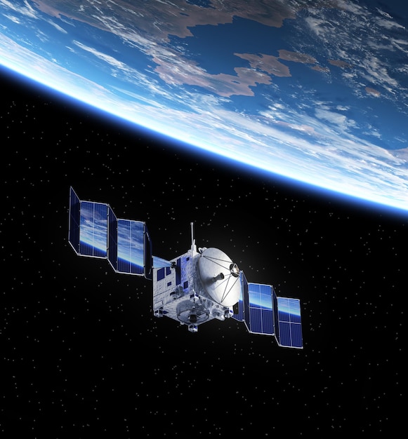 Satellite distribuisce pannelli solari nello spazio