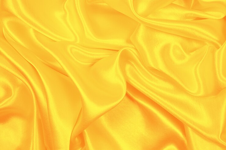 Satin lussuoso in seta arancione