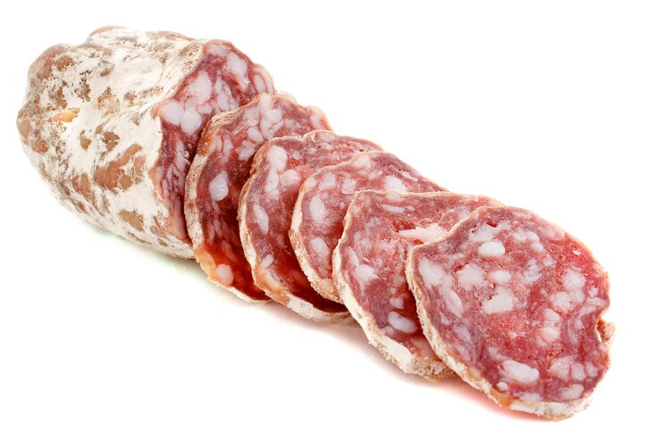 Saucisson francese su bianco