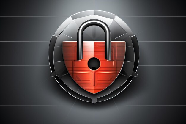 Sblocca il tuo potenziale di sicurezza con l'icona web di Button Lock Business