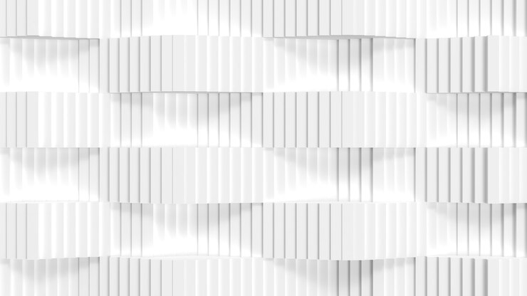 scale di colore bianco astratto concetto di design architettonico carta da parati