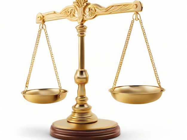 Scale di equità trasparenti della giustizia Concetto di equilibrio giuridico e di uguaglianza