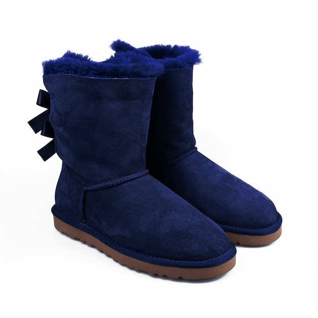 Scarpe blu invernali