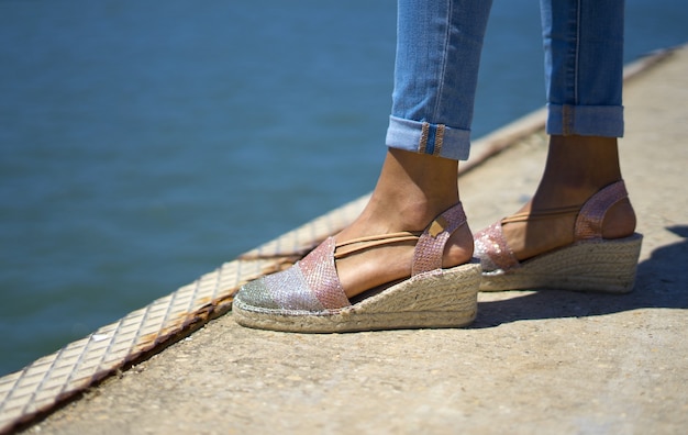 Scarpe da donna stile espadilla ideali per l'uso in estate