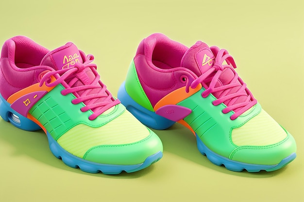 scarpe da jogging design 3d