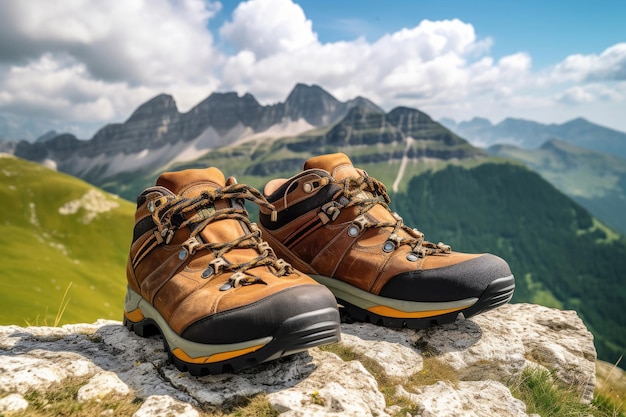 Scarpe da trekking AI generativa