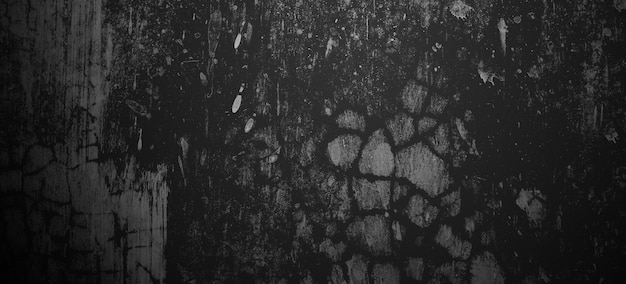 Scary nero grunge goth design horror sfondo nero Spaventoso pareti scure leggermente nero cemento cemento texture per lo sfondo