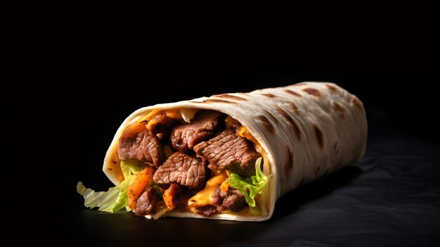 Scatena le tue papille gustative con questo gustoso burrito di giraffa GenerativeAI